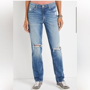 Maurices High Rise Straight Jeans size 10 Short NEW